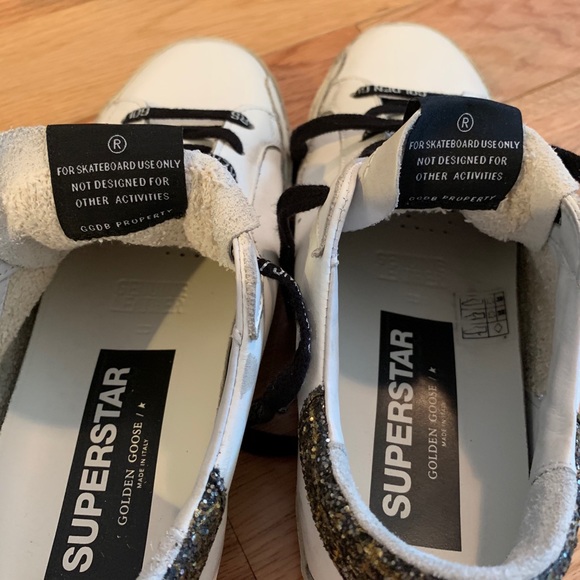 Golden goose superstar (white cocco glitter gold) - Picture 6 of 9
